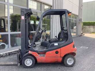 Used Forklift Truck LINDE H16D-03 DIESEL VIERRADFRONTSTAPLER (13059963)