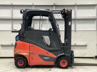 Used Forklift Truck LINDE H16T-01 GAS VIERRADFRONTSTAPLER (13003566)
