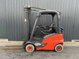 Used Forklift Truck LINDE H16T-01 GAS VIERRADFRONTSTAPLER (13065120)