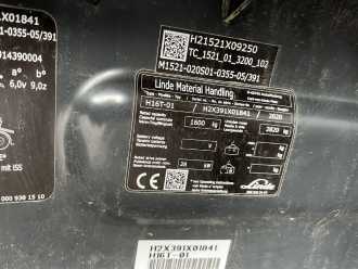 Used Forklift Truck LINDE H16T-01 GAS VIERRADFRONTSTAPLER (13065120)
