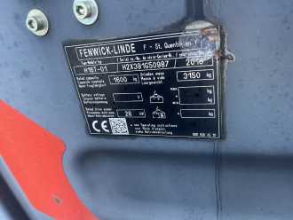Used Forklift Truck LINDE H16T-01 GAS VIERRADFRONTSTAPLER (13072000)