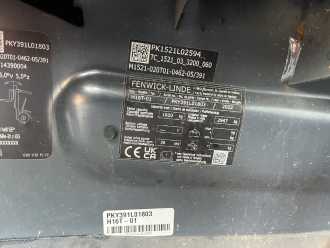 Used Forklift Truck LINDE H16T-01 GAS VIERRADFRONTSTAPLER (13072001)
