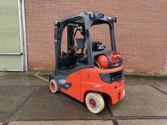 Used Forklift Truck LINDE H18T-01 GAS VIERRADFRONTSTAPLER (13032328)