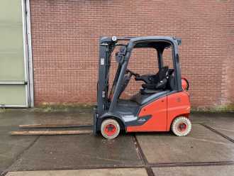 Used Forklift Truck LINDE H18T-01 GAS VIERRADFRONTSTAPLER (13032328)