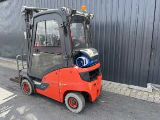 Used Forklift Truck LINDE H18T-01 GAS VIERRADFRONTSTAPLER (13054867)