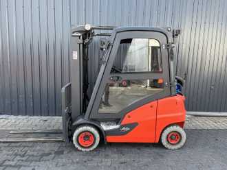 Used Forklift Truck LINDE H18T-01 GAS VIERRADFRONTSTAPLER (13065394)