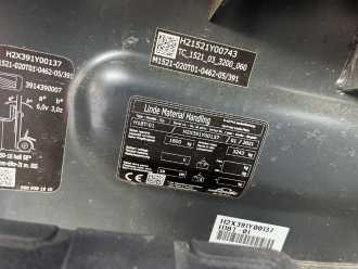Used Forklift Truck LINDE H18T-01 GAS VIERRADFRONTSTAPLER (13065394)