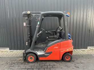 Used Forklift Truck LINDE H18T-01 GAS VIERRADFRONTSTAPLER (13074873)