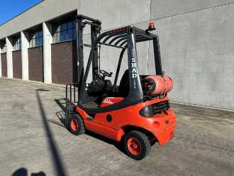 Used Forklift Truck LINDE H18T GAS VIERRADFRONTSTAPLER (13034247)