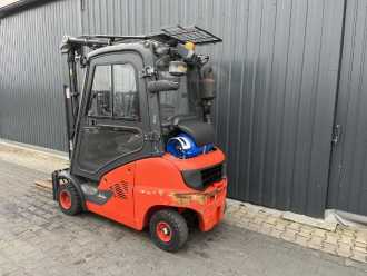 Used Forklift Truck LINDE H20/600T-01 GAS VIERRADFRONTSTAPLER (13035578)