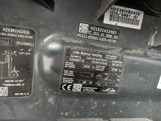 Used Forklift Truck LINDE H20/600T-01 GAS VIERRADFRONTSTAPLER (13035578)