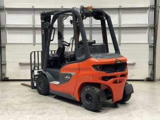 Used Forklift Truck LINDE H20D-01/600 DIESEL VIERRADFRONTSTAPLER (12995348)