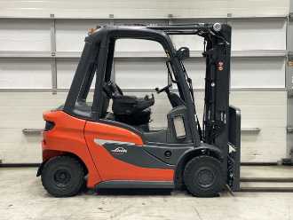 Used Forklift Truck LINDE H20D-01/600 DIESEL VIERRADFRONTSTAPLER (12995348)