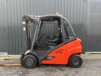 Used Forklift Truck LINDE H20D-02/600 DIESEL VIERRADFRONTSTAPLER (13009586)