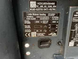 Used Forklift Truck LINDE H20D-02/600 DIESEL VIERRADFRONTSTAPLER (13009586)