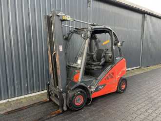 Used Forklift Truck LINDE H20D-02/600 DIESEL VIERRADFRONTSTAPLER (13009627) backdrop