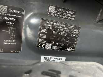 Used Forklift Truck LINDE H20T-01 GAS VIERRADFRONTSTAPLER (13035579)