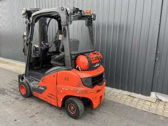 Used Forklift Truck LINDE H20T-01 GAS VIERRADFRONTSTAPLER (13036283)