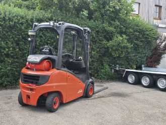 Used Forklift Truck LINDE H20T-01 GAS VIERRADFRONTSTAPLER (13053188)