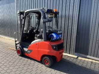 Used Forklift Truck LINDE H20T-01 GAS VIERRADFRONTSTAPLER (13065773)