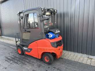 Used Forklift Truck LINDE H20T-01 GAS VIERRADFRONTSTAPLER (13066303)
