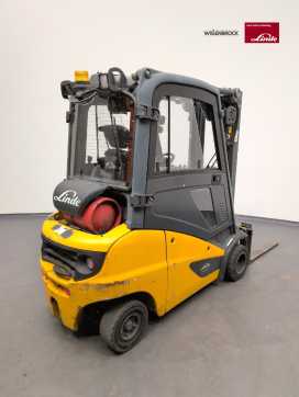 Used Forklift Truck LINDE H20T-391-01 GAS VIERRADFRONTSTAPLER (13054170)
