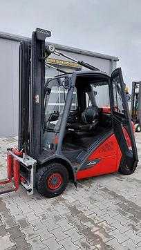 Used Forklift Truck LINDE H20T/600 mit Zinkenversteller Video GAS VIERRADFRONTSTAPLER (13073414)