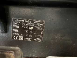 Used Forklift Truck LINDE H25 D: 2,5t (EU5) DIESEL VIERRADFRONTSTAPLER (13063168)