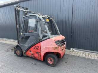 Used Forklift Truck LINDE H25D-01 DIESEL VIERRADFRONTSTAPLER (13025565)