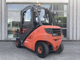 Used Forklift Truck LINDE H25D-01 DIESEL VIERRADFRONTSTAPLER (13058317)