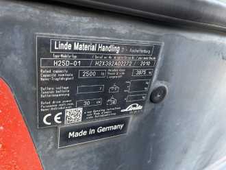 Used Forklift Truck LINDE H25D-01 DIESEL VIERRADFRONTSTAPLER (13066518)