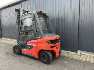 Used Forklift Truck LINDE H25D-01 DIESEL VIERRADFRONTSTAPLER (13075649)