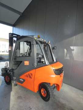 Used Forklift Truck LINDE H25D -02-392 DIESEL VIERRADFRONTSTAPLER (13076032)
