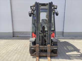 Used Forklift Truck LINDE H25D-02-392 EVO DIESEL VIERRADFRONTSTAPLER (13041427)