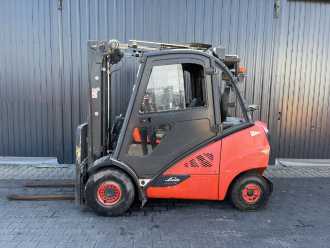 Used Forklift Truck LINDE H25D-02/600 DIESEL VIERRADFRONTSTAPLER (13066796)