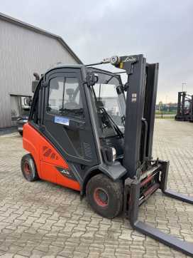 Used Forklift Truck LINDE H25D-02 DIESEL VIERRADFRONTSTAPLER (12995719)