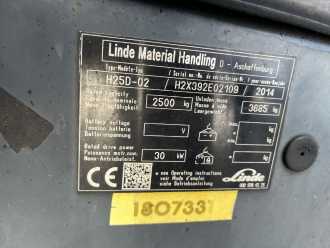Used Forklift Truck LINDE H25D-02 DIESEL VIERRADFRONTSTAPLER (13004594)