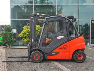 Used Forklift Truck LINDE H25D-02 DIESEL VIERRADFRONTSTAPLER (13005422)