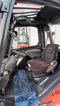 Used Forklift Truck LINDE H25D-02 DIESEL VIERRADFRONTSTAPLER (13028621)