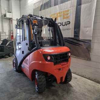 Used Forklift Truck LINDE H25D-02 DIESEL VIERRADFRONTSTAPLER (13059584)