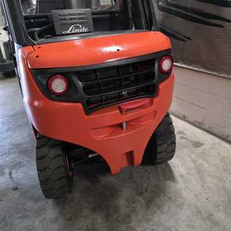 Used Forklift Truck LINDE H25D-02 DIESEL VIERRADFRONTSTAPLER (13059584)