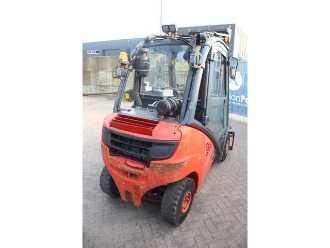 Used Forklift Truck LINDE H25D-02 DIESEL VIERRADFRONTSTAPLER (13064635)
