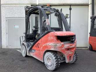 Used Forklift Truck LINDE H25D-02 DIESEL VIERRADFRONTSTAPLER (13072889)