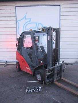Used Forklift Truck LINDE H25D-02 EVO DIESEL VIERRADFRONTSTAPLER (13020524) backdrop