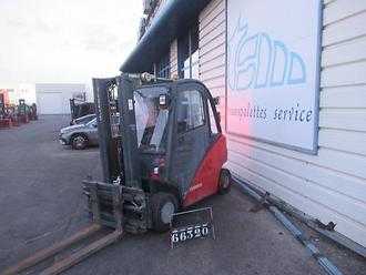Used Forklift Truck LINDE H25D-02 EVO DIESEL VIERRADFRONTSTAPLER (13020524)