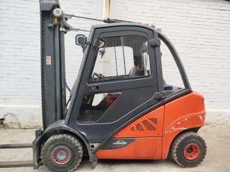 Used Forklift Truck LINDE H25D-02 EVO DIESEL VIERRADFRONTSTAPLER (13067323)