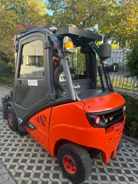 Used Forklift Truck LINDE H25D-02 EVO DIESEL VIERRADFRONTSTAPLER (13073831)