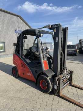 Used Forklift Truck LINDE H25D DIESEL VIERRADFRONTSTAPLER (13036801)