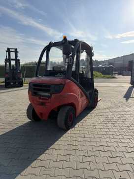 Used Forklift Truck LINDE H25D DIESEL VIERRADFRONTSTAPLER (13036801)