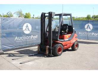 Used Forklift Truck LINDE H25D DIESEL VIERRADFRONTSTAPLER (13041293)